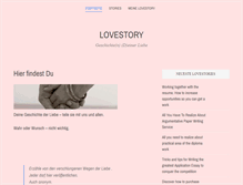 Tablet Screenshot of lovestory.de